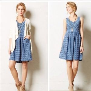 Anthropologie Maeve Lazilu Tribal Dress - Size 8